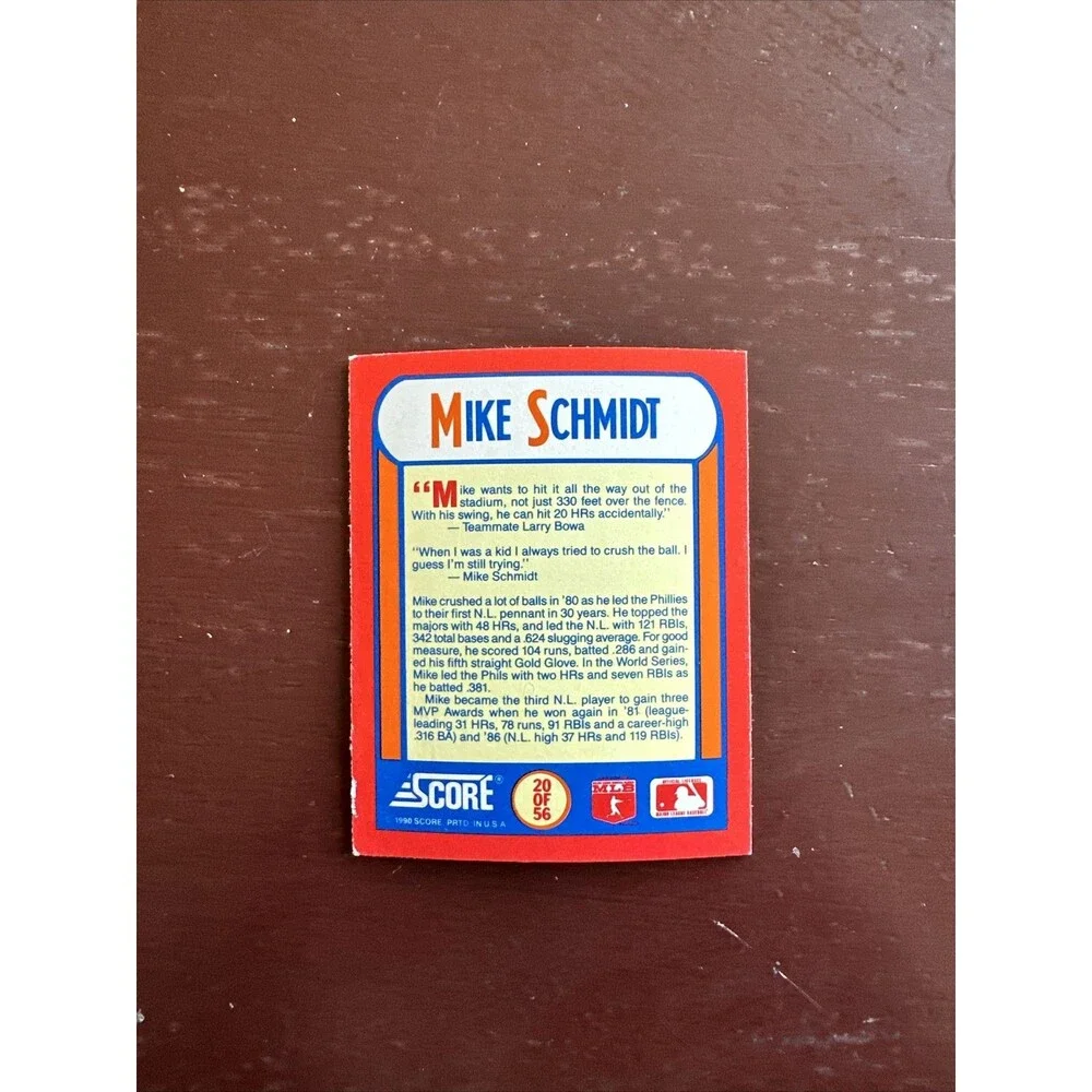 1989 Score Magic Motion MLB MVP Cards Lot of 4 – Hologram Baseball Set Vintage
